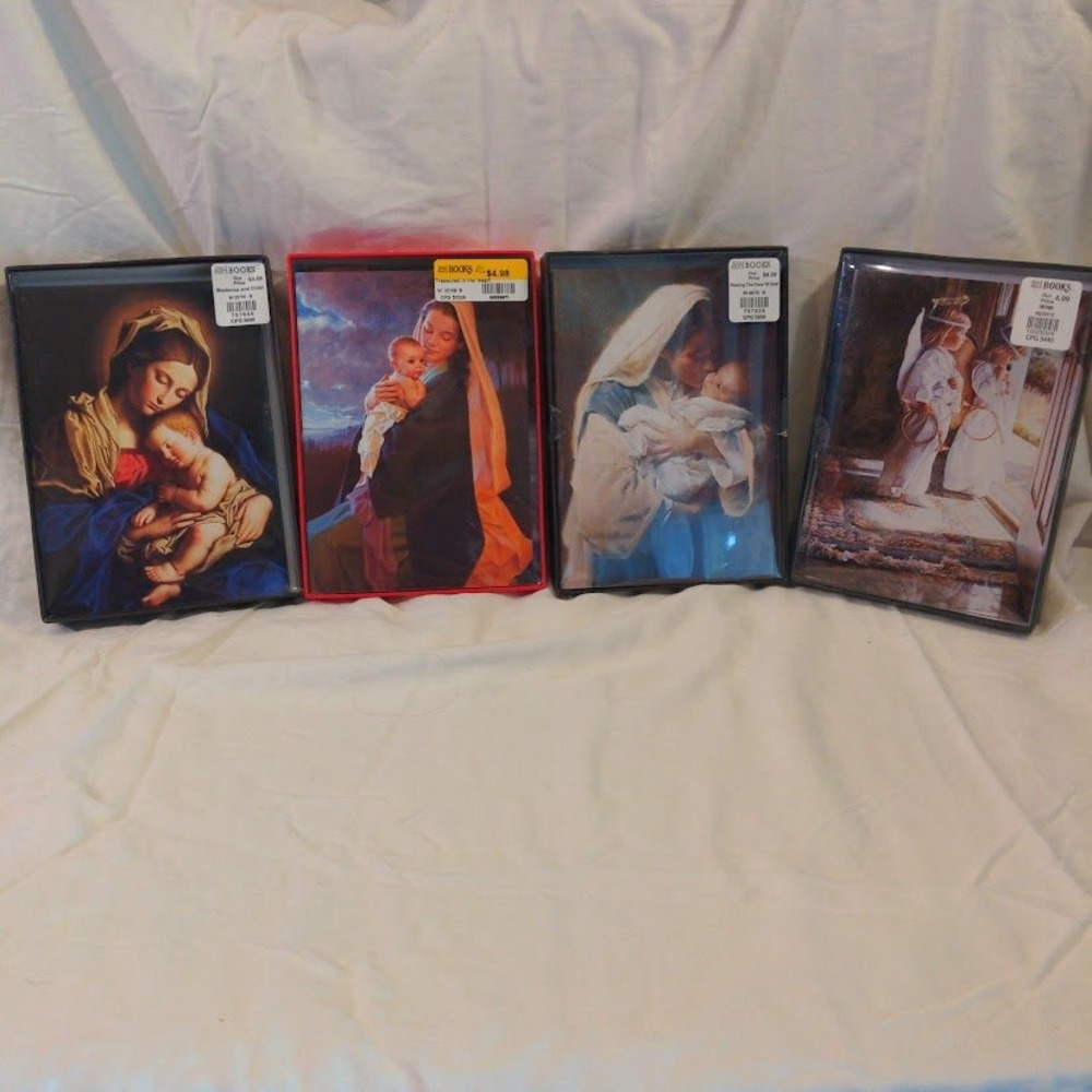 Crown Point Graphics Religious Christmas Cards Lot 47ct Madonna Angel Assorted